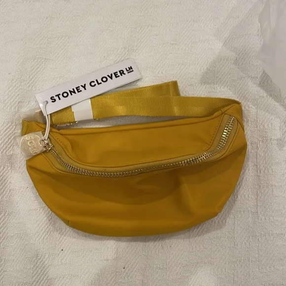 Stoney Clover Lane Classic Fanny Pack in mustard NWT - Picture 2 of 6